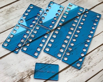 FORGET-me-not Acrylic Threadkeep, 10, 12, and 24 Hole Thread Organizer for DMC Threads and Craft Fibers