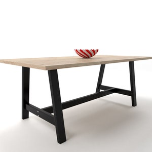 Metal Table Legs AB2-8040 Italian Handmade Customizable Modern Design
