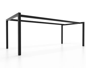 Pieds de table avec 2 barre centrale - UA2B4040