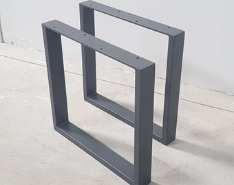 2x Metal coffee table legs, metal legs , legs bech , legs coffee table  industrial design UT5020
