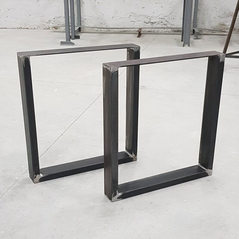 legs per table table legs Steel table UP10040 2x pieds de table industriel Metal steel legs iron table feet acier pieds