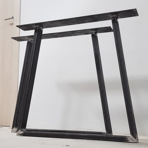 2x Metall tischbeine, pieds de table en métal doré, or, table base, dine table base, metal shops table legs TR6030