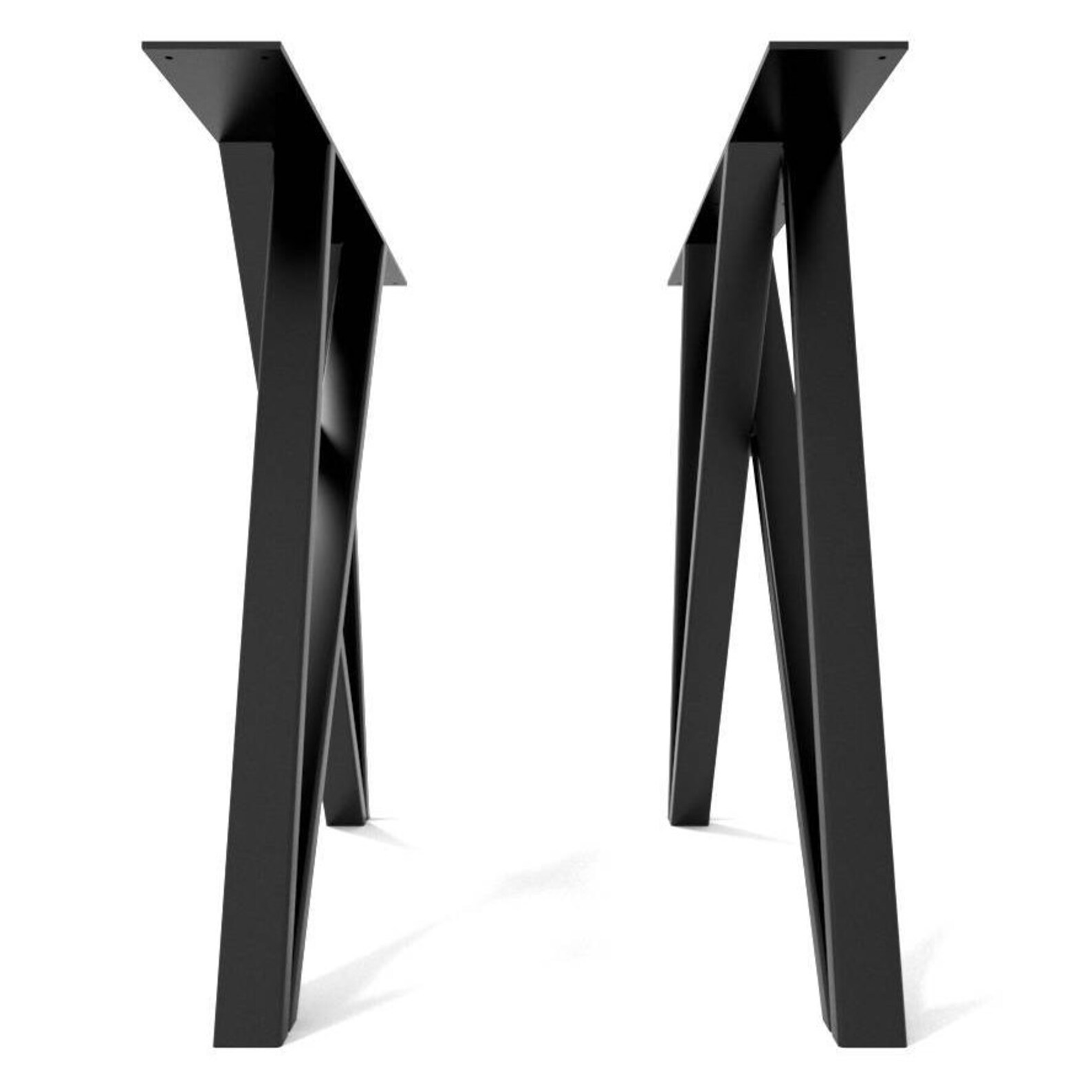 2x Iron Legs Table Legs Metal Steel Legs Pieds De Table Etsy