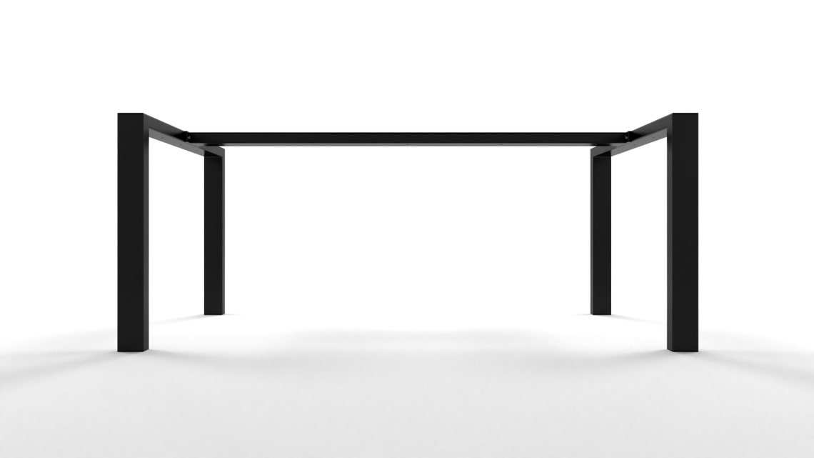 Metal Table Legs With Central Bar U Shaped UAB8040 Etsy
