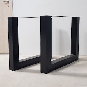 2x Steel table legs table legs contemporary industrial style table feet pied de table metall tischbeine INDUSTRIEL UP100100