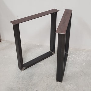 Metal table legs - U shaped - U8040 | Taormina Design