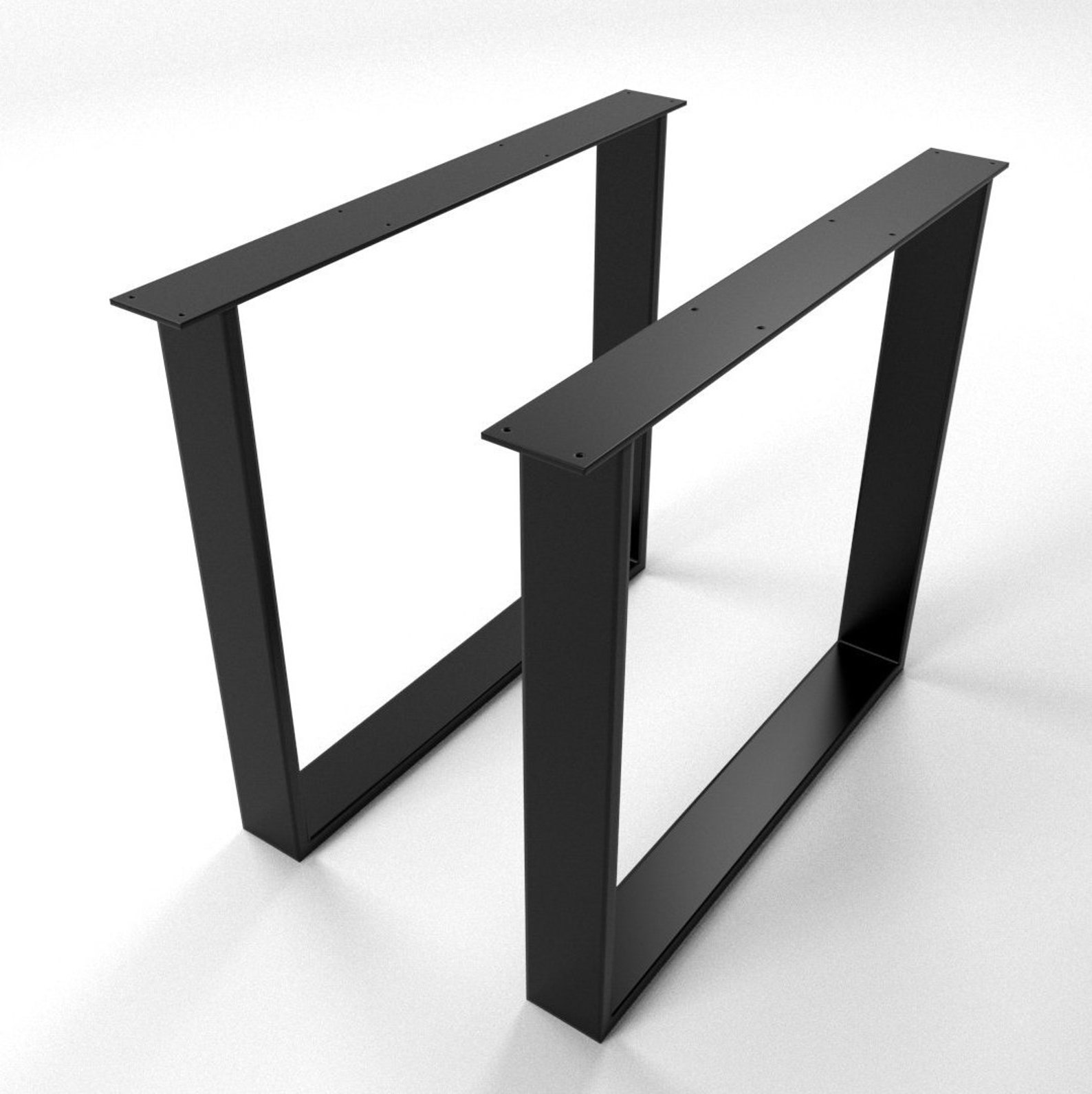 2x Industrialstyle Iron Table Legs Pieds De Table Etsy