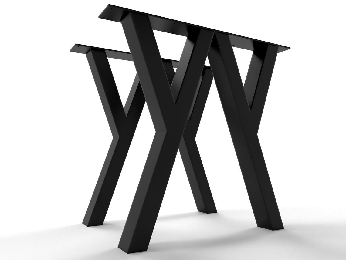 4x Y Table Legs Industrial Table Legs Legs Industrial Table Etsy