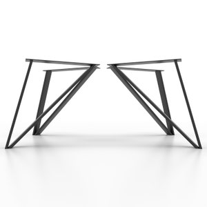 4x Metal table legs - Y Shape - Y8080