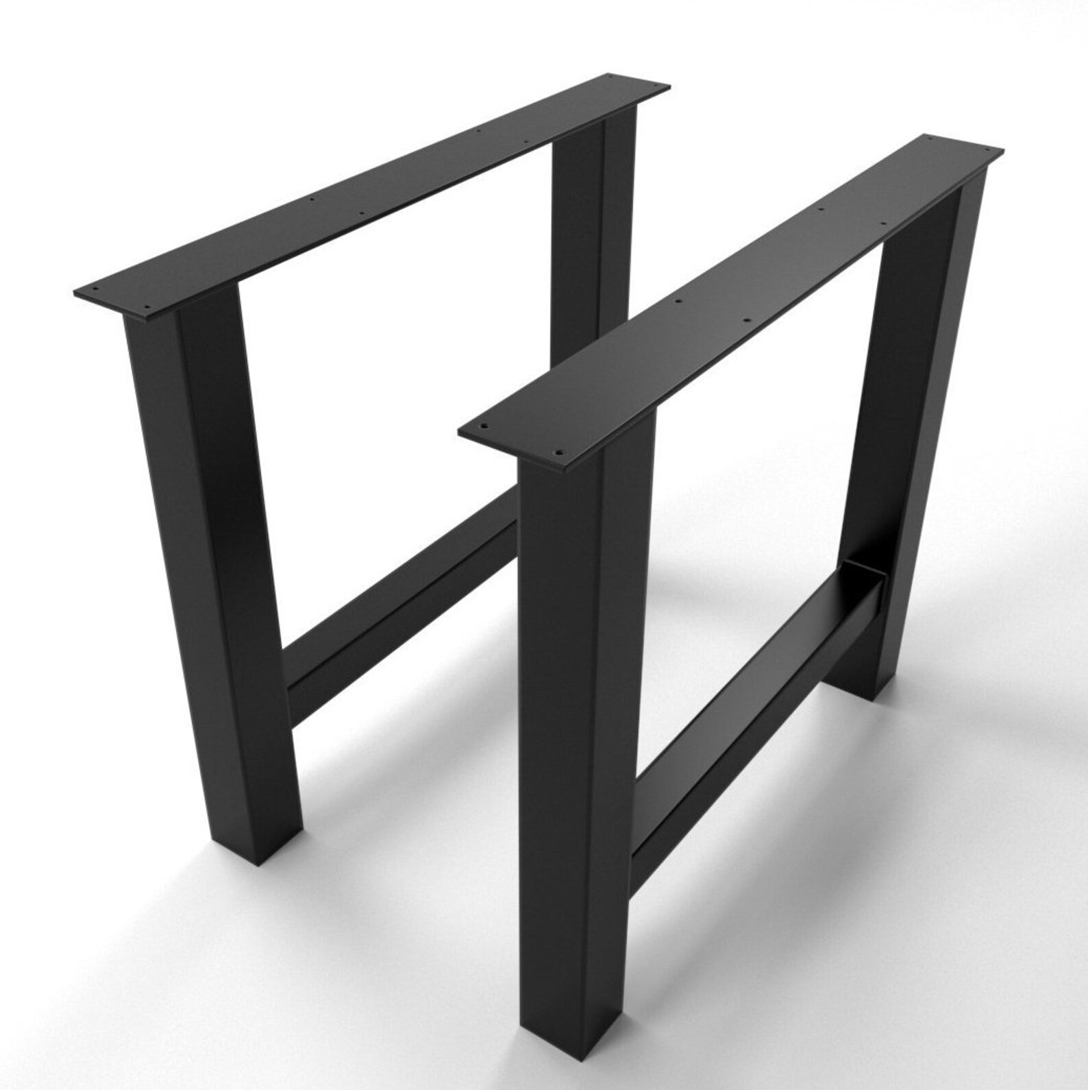 Set 2x Metal Steel Legs Table Legs Iron Feet Pieds De Table Etsy