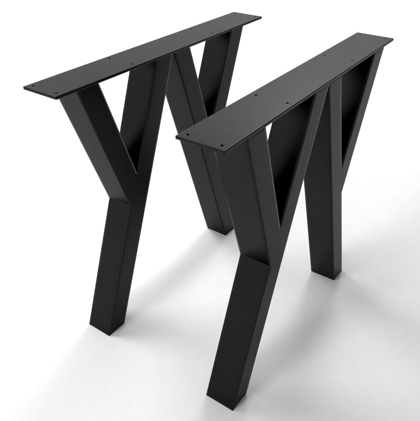 4x Y Table Legs Industrial Table Legs Legs Industrial Table Etsy