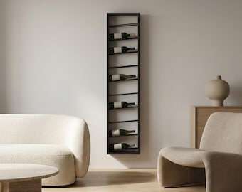 Iron Wine Rack: Elegant Wine Bottle Holder for Optimal Wine Preservation | Wine Storage Solution and Home Decor - Taormina Design