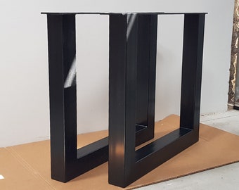 2x Metal table legs