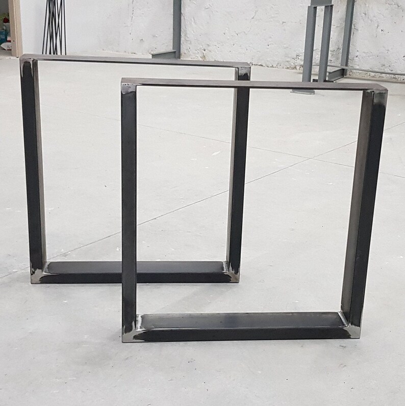 legs per table table legs Steel table UP10040 2x pieds de table industriel Metal steel legs iron table feet acier pieds