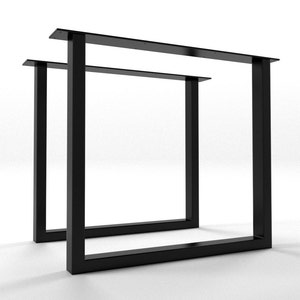 2x Industrial Style Table Legs, Industrial Style Table Legs, Metal Steel Legs, Pieds de Table, U8060