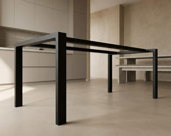 Stevige metalen poten, verstevigde stalen basis, zware tafelsteunen - UA2B8040