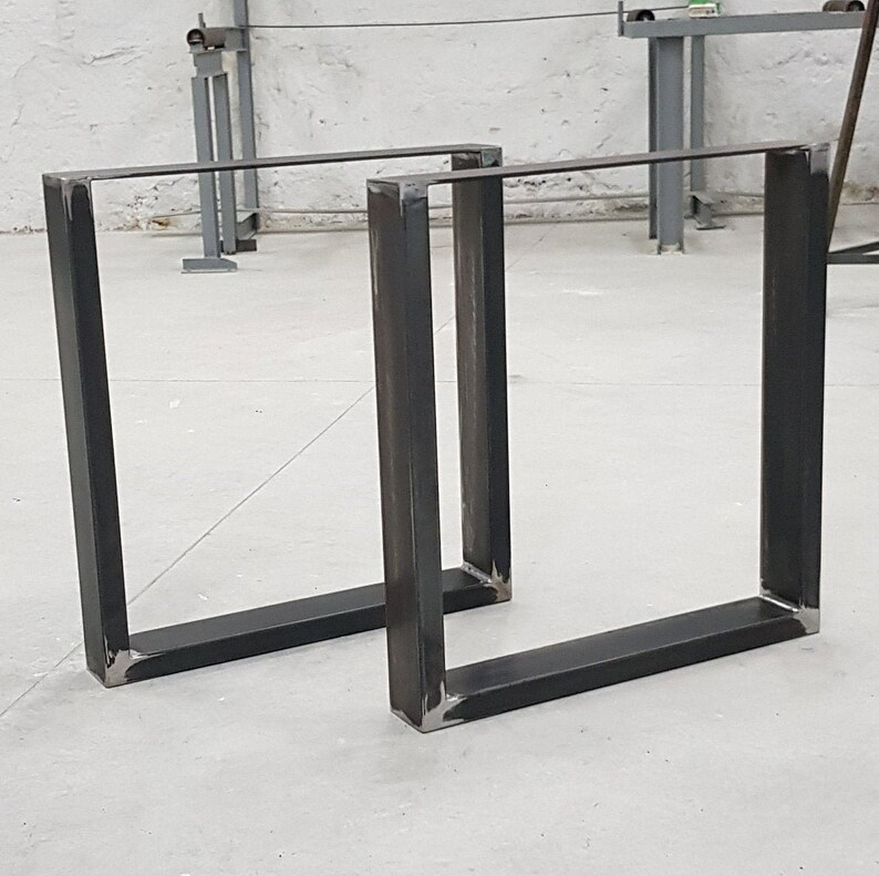 legs per table table legs Steel table UP10040 2x pieds de table industriel Metal steel legs iron table feet acier pieds