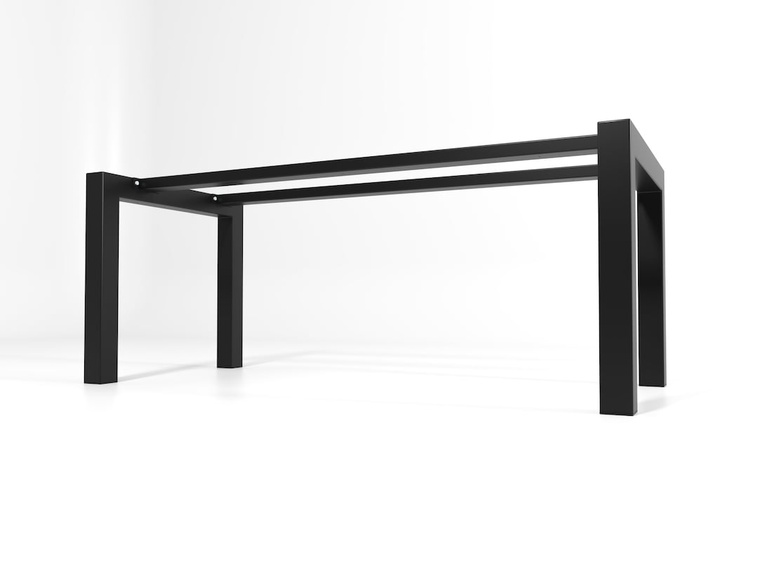 Metal Table Legs With 2 Central Bar U Shaped UA2B8080 Etsy