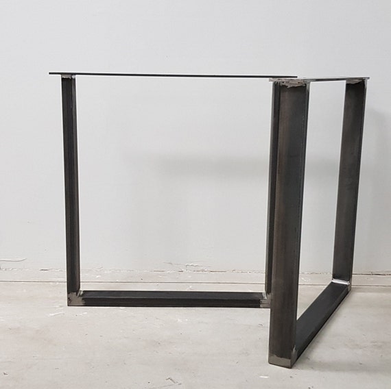 2x Metal Steel Table Legs Pied De Table Industriel, Feet Table