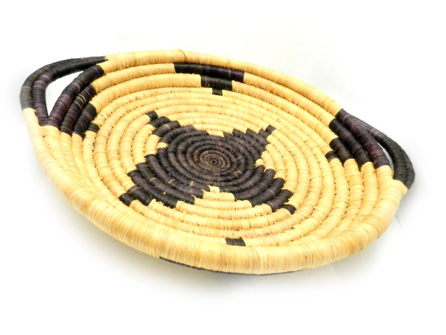 Handwoven African Basket Handwoven Basket Made in Africa Etsy