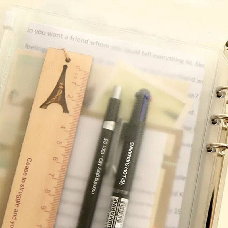 Planner Zipper Pouch/A5 Size Pouch/A6 Personal Pouch/A7 Pocket Etsy