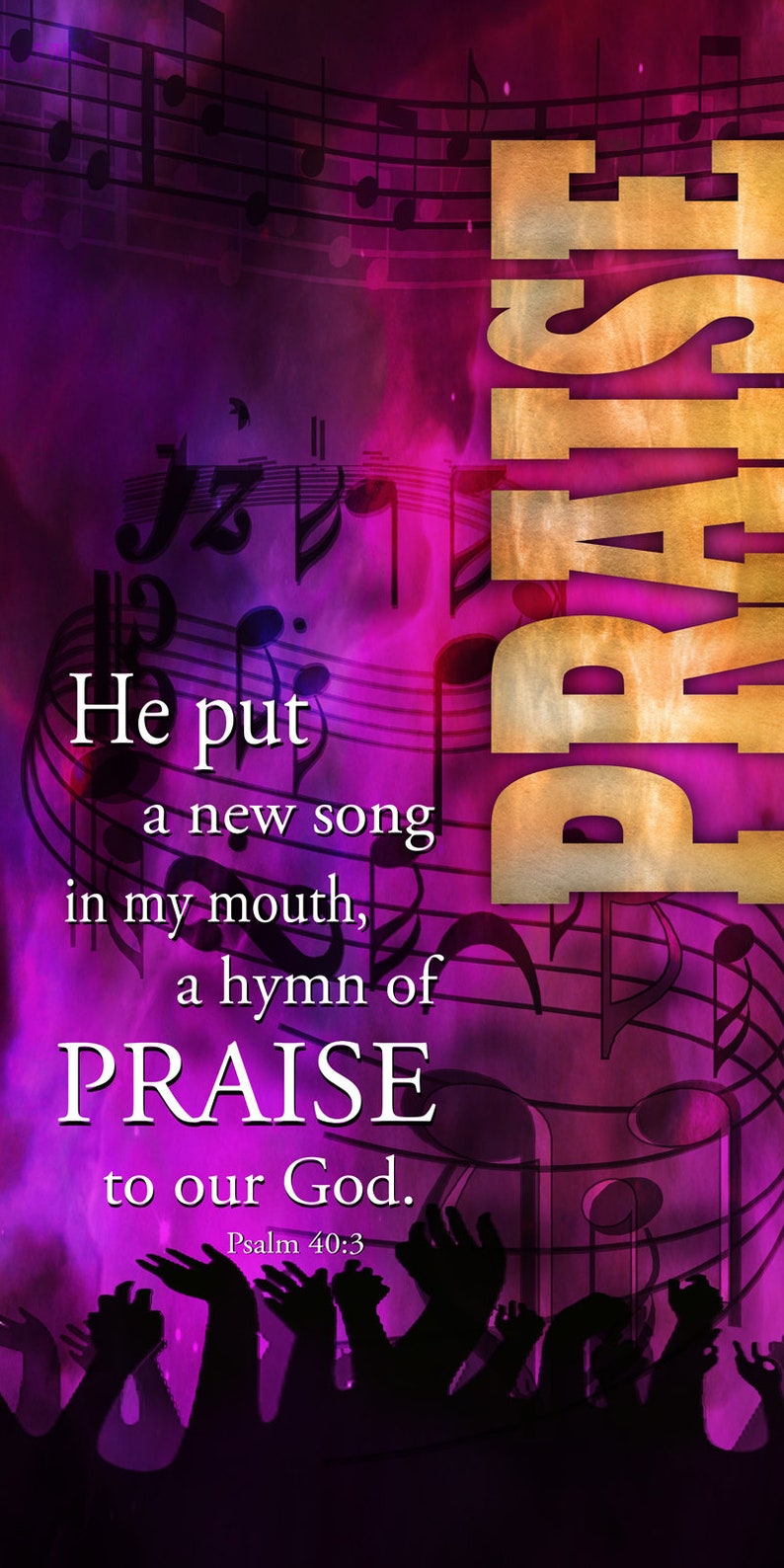 Praise and Worship G1915-1 36 x 72 image 2