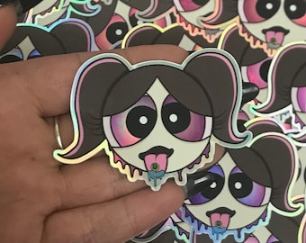 Candy Puff Vinyl Sticker