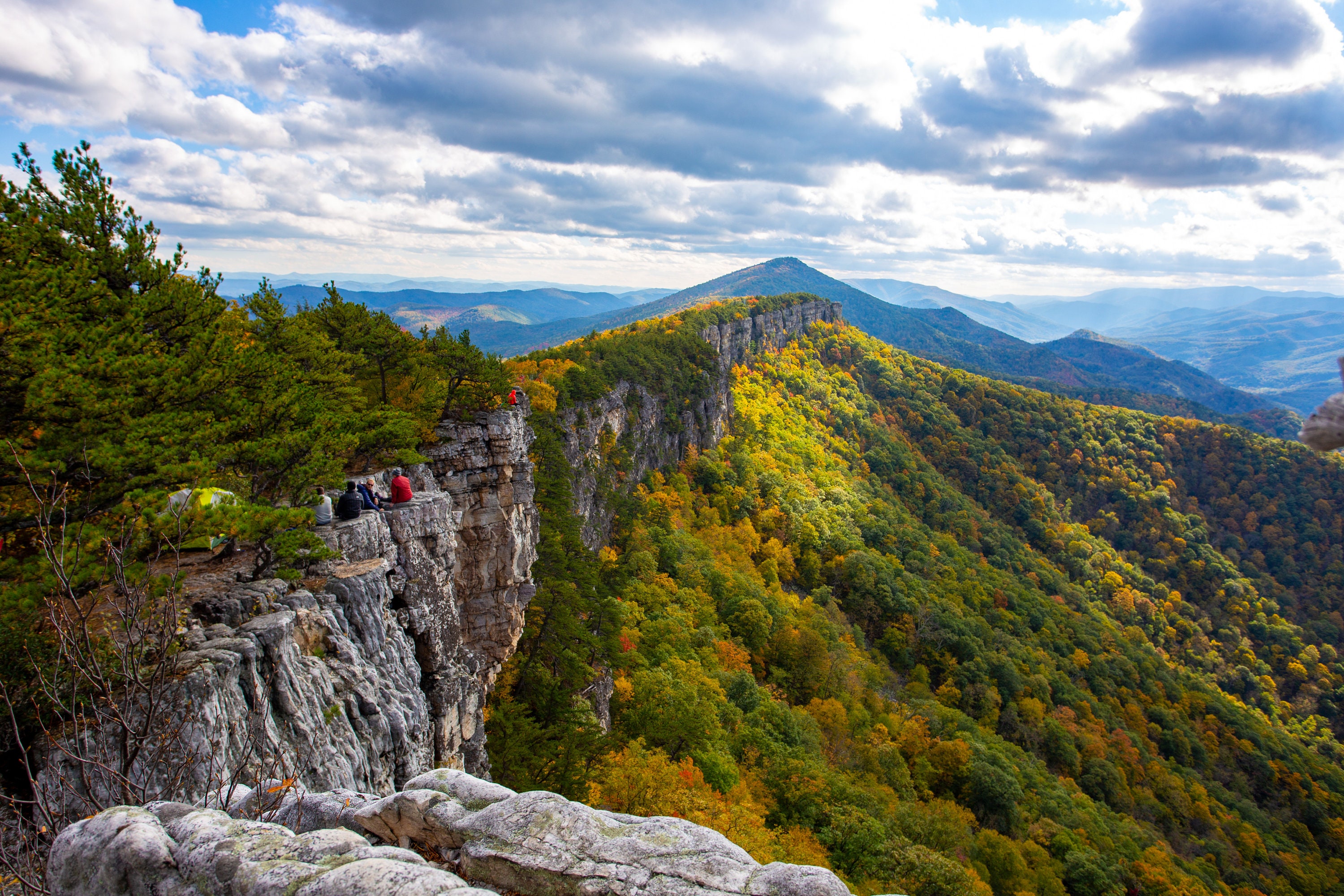 Chimney Top West Virginia North Fork Trail Photo Print Canvas Wall Art