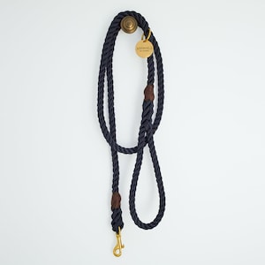 Royal Navy Rope Dog Leash // Rope Dog Lead Strong Dog Leash Brass Dog Leash Australia image 2