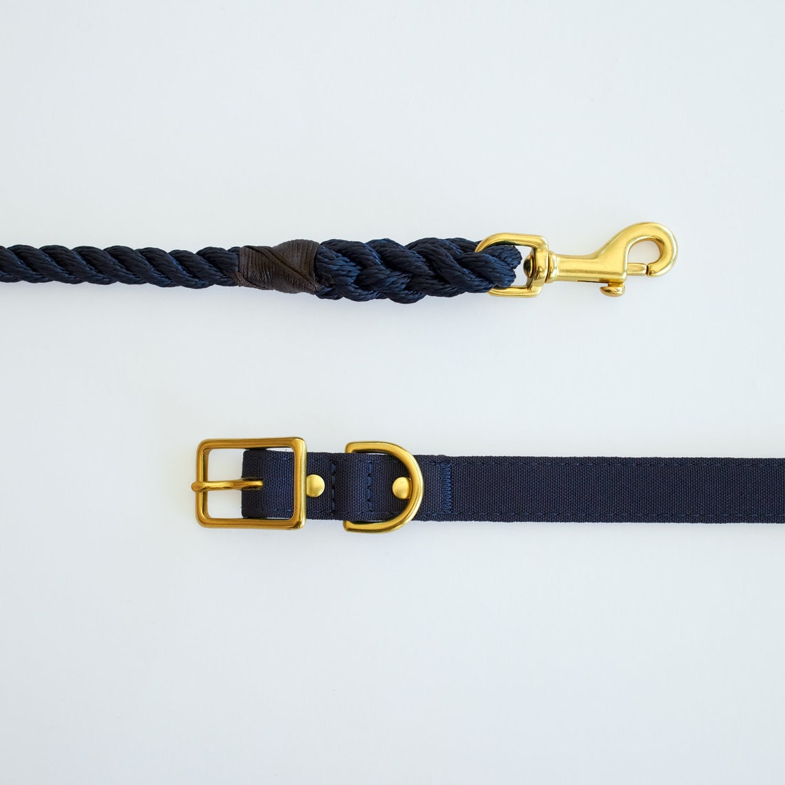 Royal Navy Rope Dog Leash // Rope Dog Lead Strong Dog Leash Etsy