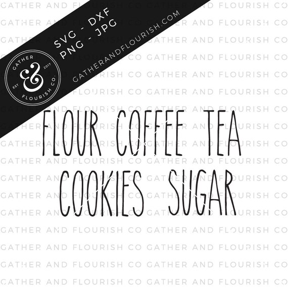 Rae Dunn Inspired SVG, Rae Dunn Canister Labels, Rae Dunn SVG, SVG Pantry Labels, Pantry Labels