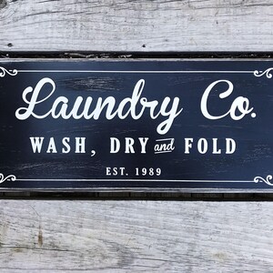 Laundry Sign SVG Cut File, Stencil Cut File, Laundry Room Stencil, Wash ...