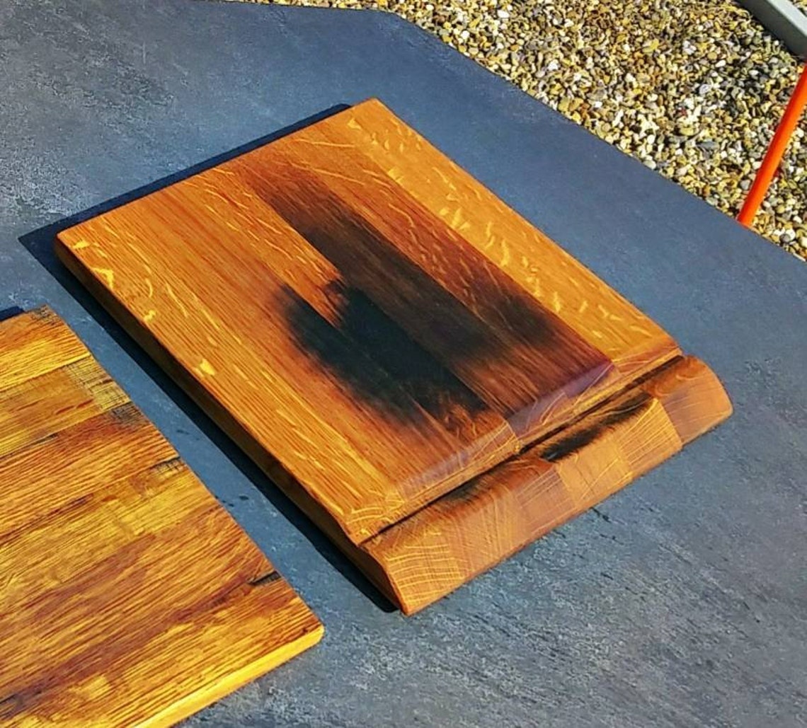 Wine Barrel Stave Cutting Board Lg Free Shipping Etsy
