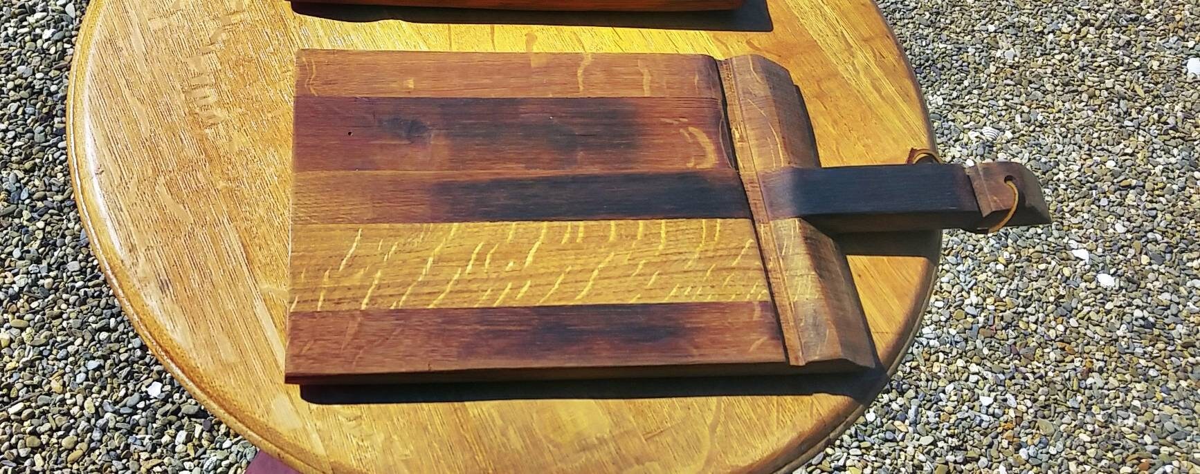 Wine barrel cutting boardfree shipping Etsy