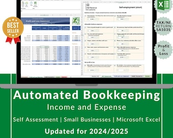 Accounting Small Business Finance Bookkeeping Self Employed Excel Spreadsheet
