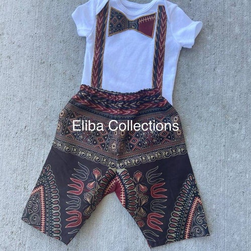Baby Boy Shower Outfit/ankara Baby Bodysuit Boy Photo Outfit Etsy