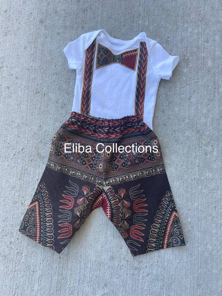Baby Boy shower outfit/Ankara baby bodysuit boy photo outfit Etsy