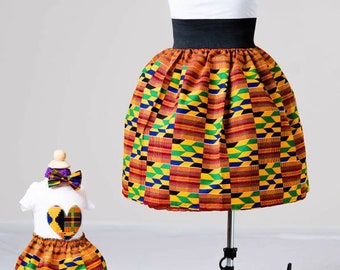 Mother/ Daughter Ankara baby bodysuit , Mum and Baby skirt, headband.African prints mummy/daughter set.