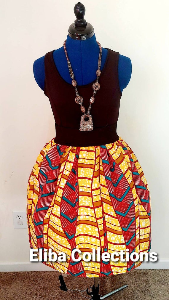 Ankara ball skirt deals
