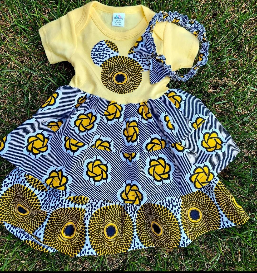 African Baby Clothing/baby Shower/girl Clothes/baby Ankara Dress/party