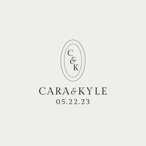 Premade Logo Design | Wedding Monogram | Modern Wedding Logo | Wedding Couple Logo | Initial Logo | Blog Logo Feminine Logo | Monogram