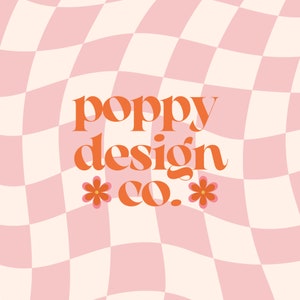 Vorgefertigte Logos | Blumenmuster | Individuelles Logo | Beauty Logo | Lustiges Logo | Retro Logo | Makeup Logo | Small Business Logo