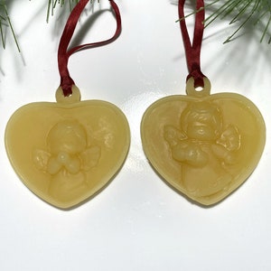 Beeswax Precious Angels Ornament Set, Angel Ornament, Angel Christmas Ornament, Ornament Set