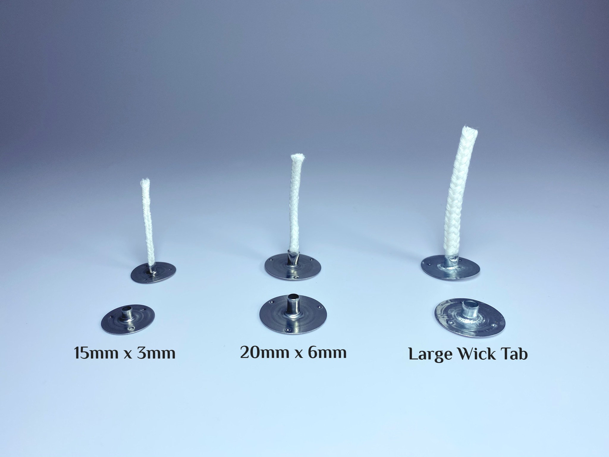 20mm X 6mm Candle Wick Sustainer Tabs Qty 100 Wick Tabs Etsy