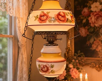 Vintage große vom Wind verweht Kronleuchter Bubble Lampe