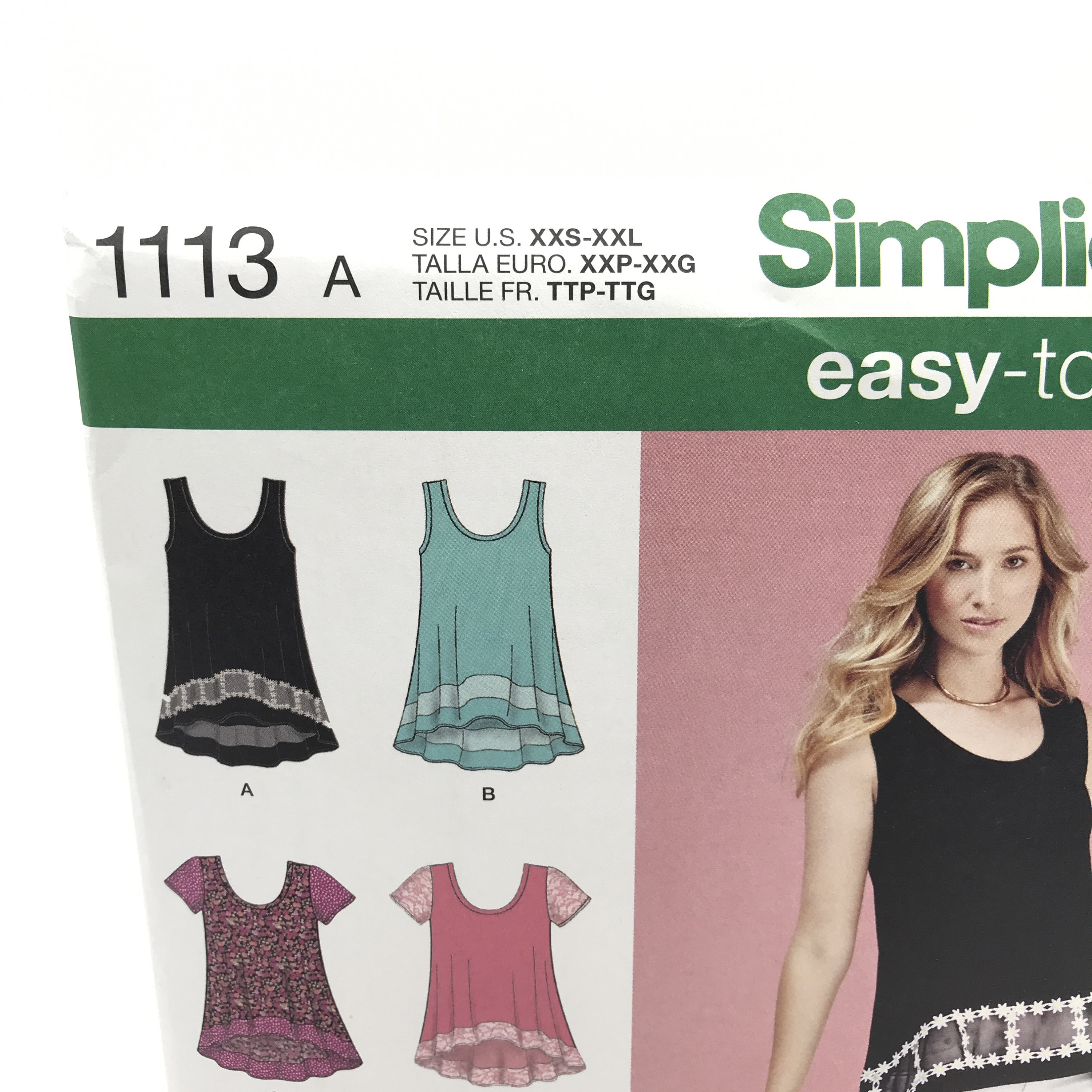 Simplicity 1113 Plus Size Summer Tops or Tank Tops Misses Size Etsy