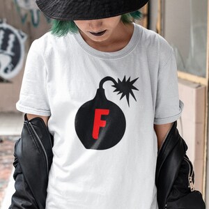 F bomb t-shirt drop an F bomb profanity f word sarcastic image 1