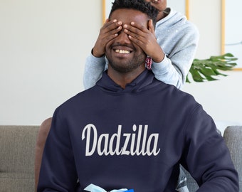 Funny Dad hoodie. Dadzilla Unisex hooded Sweatshirt. Gift for dad