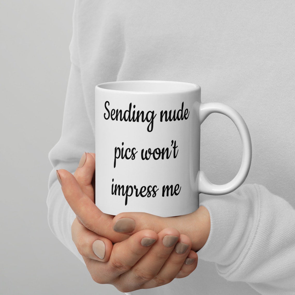 Funny Nude Pics Coffee Mug. Sexy Text Message Sexting Joke. | Etsy