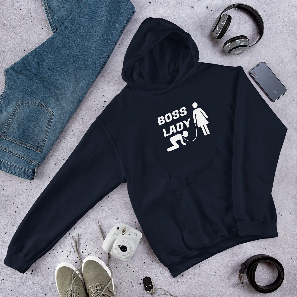 Boss Lady Hoodie BDSM Humor Dominatrix Submissive Slave | Etsy